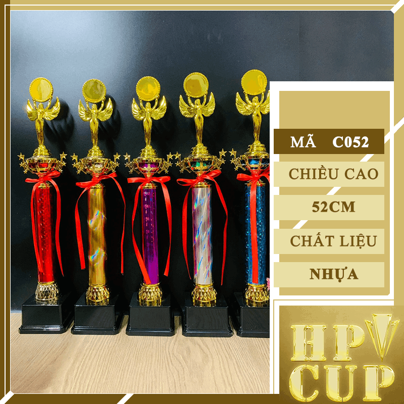 C052 - Cup Pháo Thẩm Mỹ Cup Bộ Xanh Đỏ Vàng Tím Trắng
