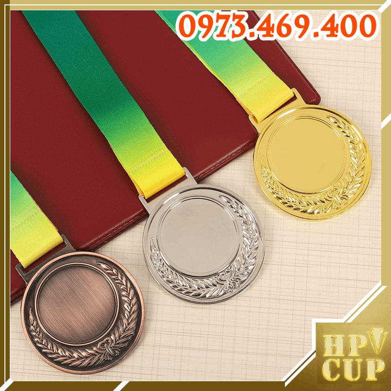 HC002 Huy Chương Vàng Bạc Đồng Kim Loại