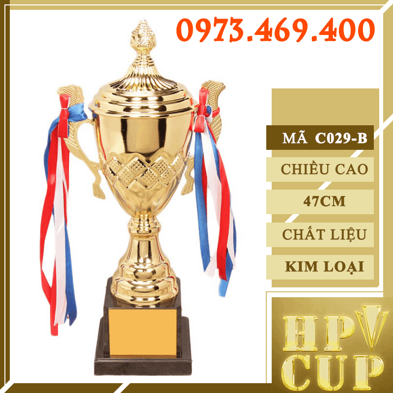 C029 Cup Thân Quả Trám Cup Bộ Kim Loại