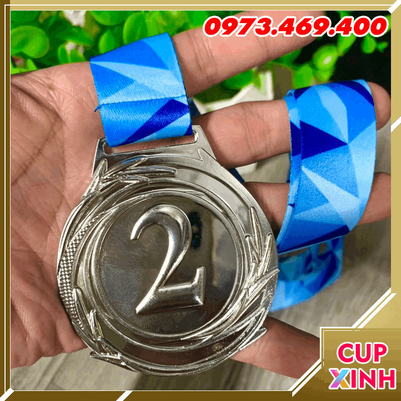 HC024 123 Huy Chương Vàng Bạc Đồng Kim Loại