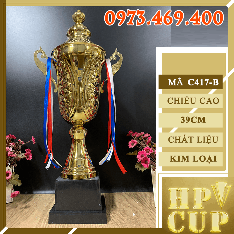 C417 Cup Dứa Cup Bộ Kim Loại