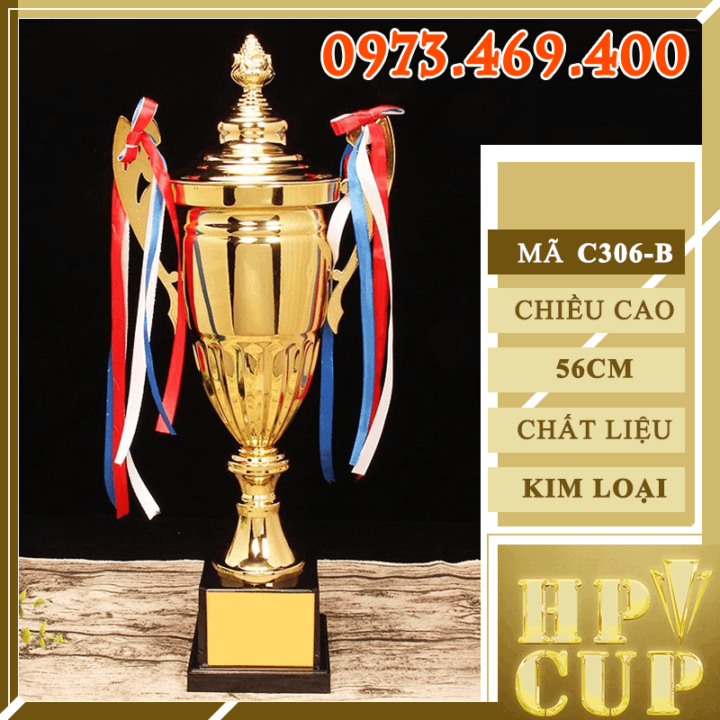 C306 Cup Thân Dài Tai Nhọn Cup Bộ Kim Loại