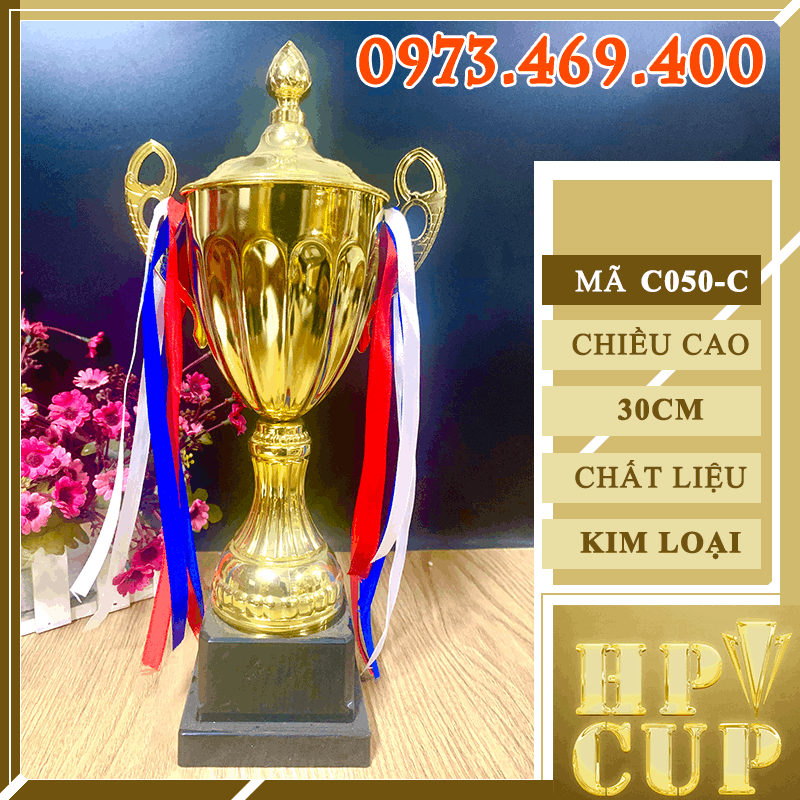 C050 Cup Thân Hoa Cúc Chóp Nhọn Bộ Kim Loại
