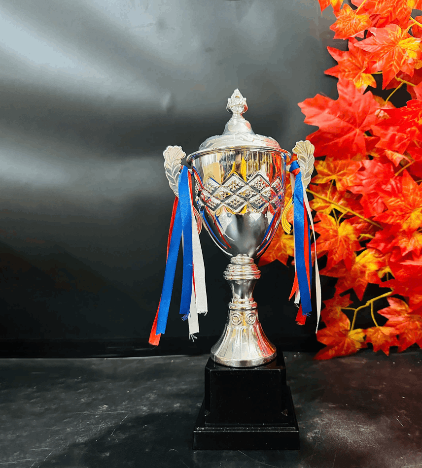 C029-C Cup Thân Quả Trám Cup Bộ Vàng Bạc Đồng Kim Loại